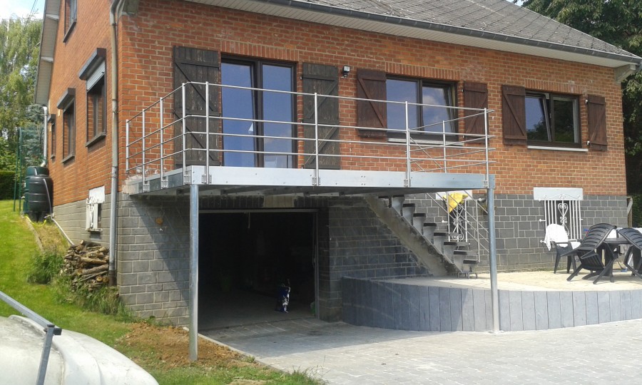 terrasse aluminium